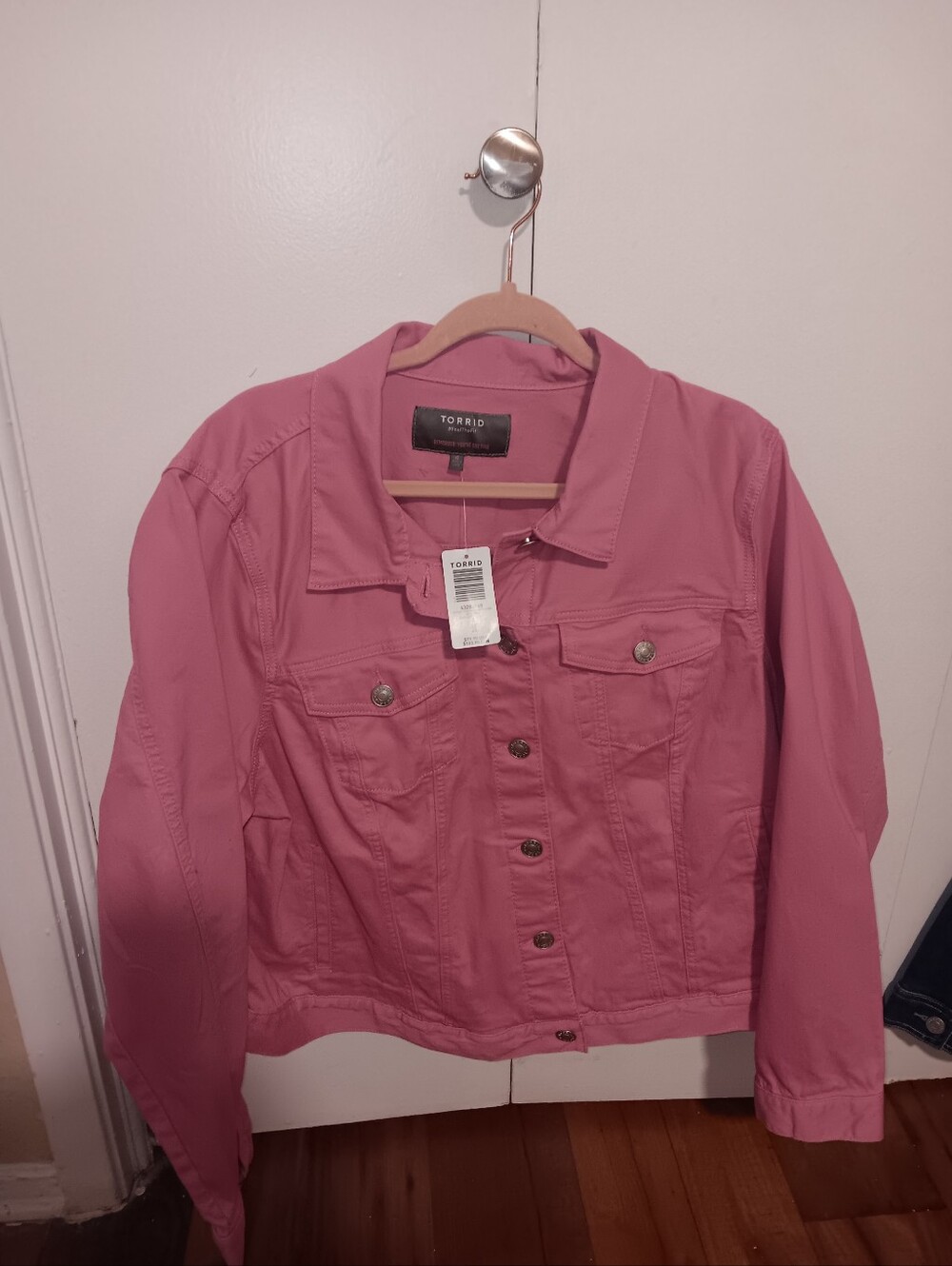 Torrid Denim Jack Pink